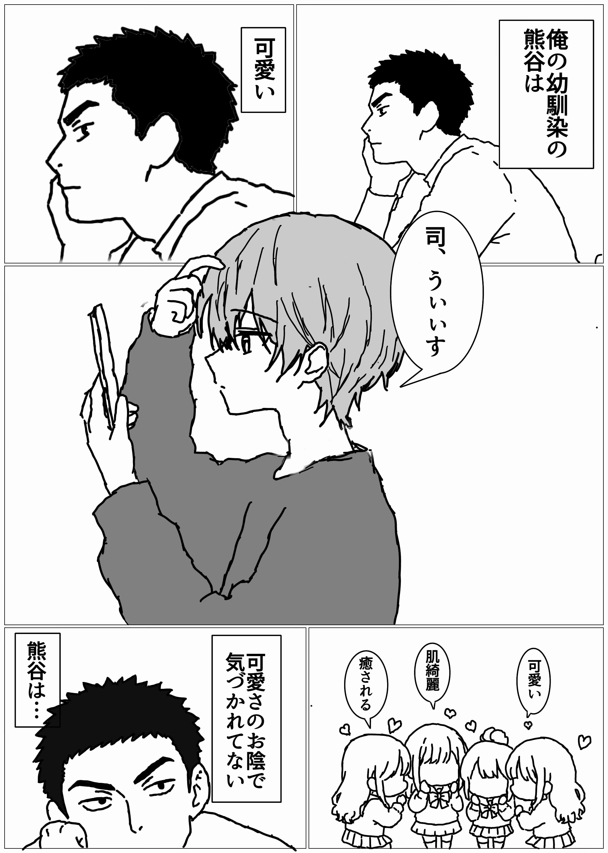 可愛い系男子はナルシスト 第1話 1ページ